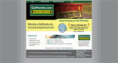 Desktop Screenshot of gotpermits.com